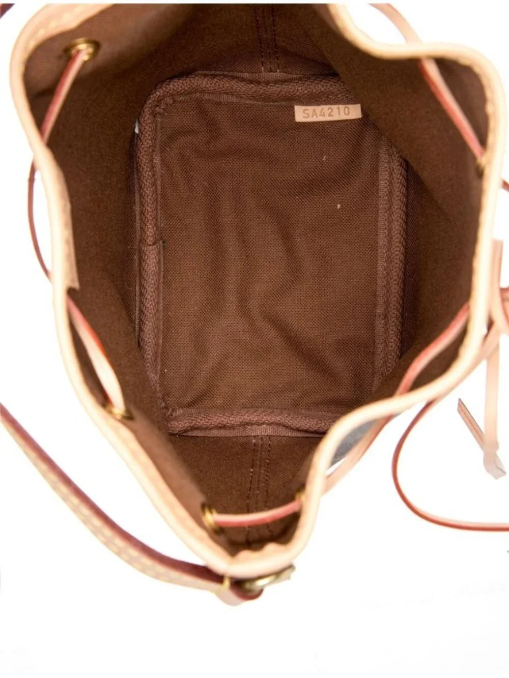 Louis Vuitton Monogram Noé Mini Bucket Crossbody Bag Brown Canvas, LUX